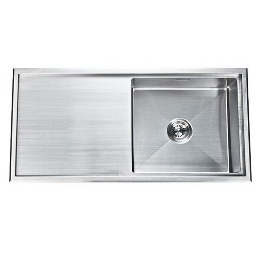 Ikon Chlorine  450 x 400 Las Vegas Collection Single Bowl & Drainer 1000x480mm Sink (reversible)