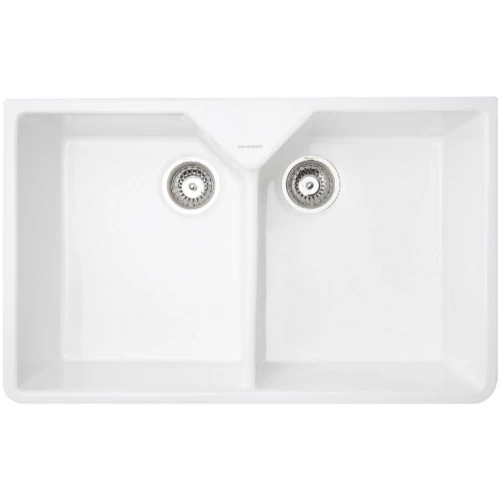 MERCER DB201 DOUBLE  BELFAST  BUTLER SINK WITH CERAMIC GLAZE