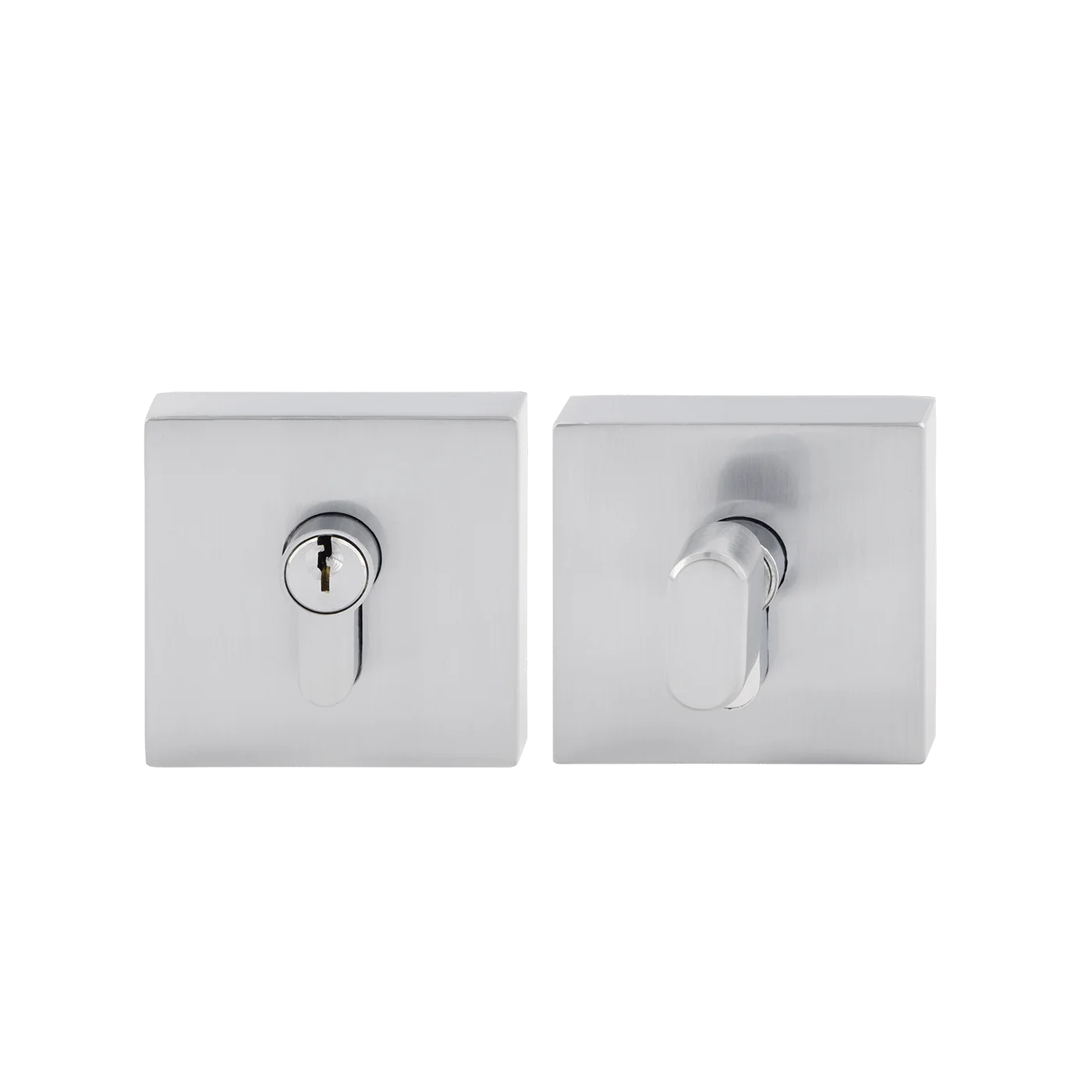 MILES NELSON ENTRANCE DOOR S RANGE ROUND,GRAPHITE AND SQUARE SINGLE CYLINDER DEADBOLT-SATIN CHROME AND BLACK