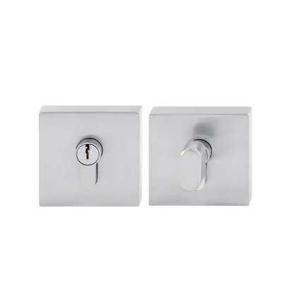 MILES NELSON ENTRANCE DOOR S RANGE ROUND,GRAPHITE AND SQUARE SINGLE CYLINDER DEADBOLT-SATIN CHROME AND BLACK