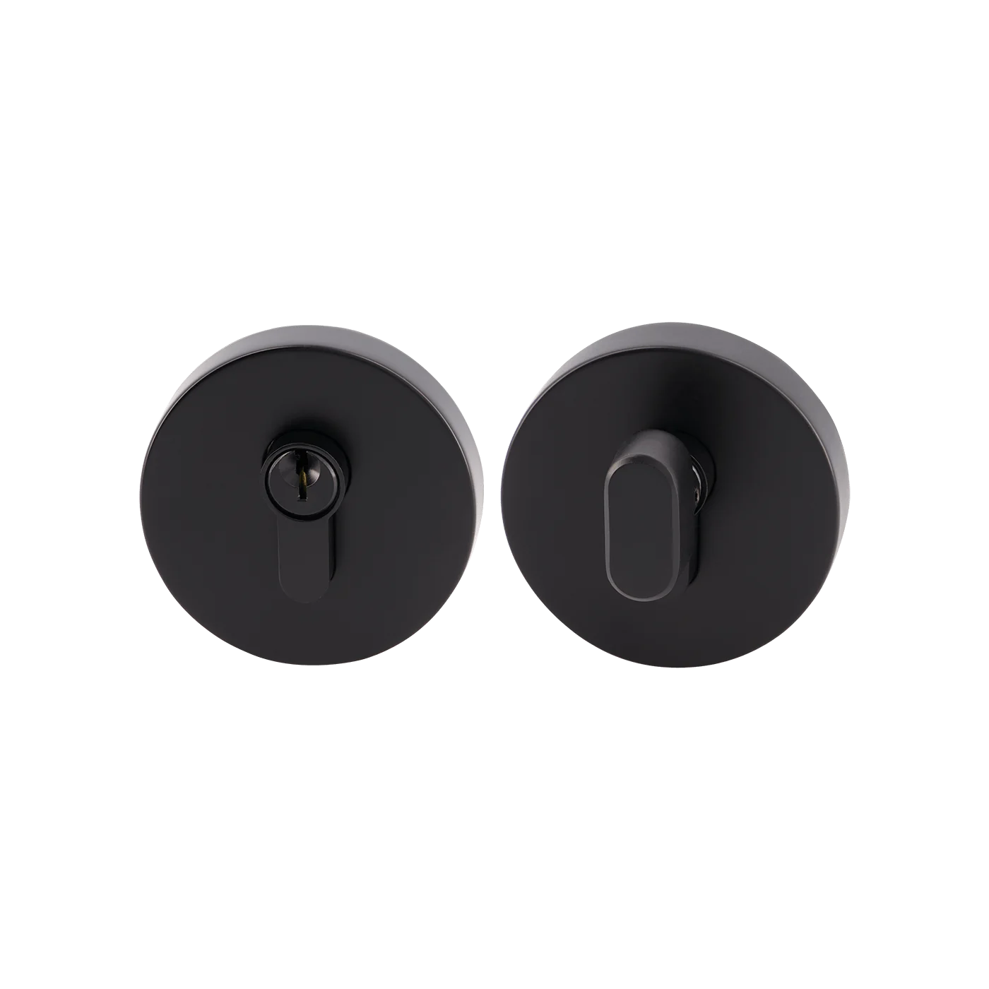 MILES NELSON ENTRANCE DOOR S RANGE ROUND,GRAPHITE AND SQUARE SINGLE CYLINDER DEADBOLT-SATIN CHROME AND BLACK