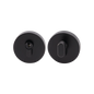 MILES NELSON ENTRANCE DOOR S RANGE ROUND,GRAPHITE AND SQUARE SINGLE CYLINDER DEADBOLT-SATIN CHROME AND BLACK