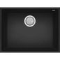 MERCER DURO GRANITE ( RAVENNA ,TRIESTE ,PERUGIA ) SINGLE BOWL BLACK. CONCRETE & WHITE.