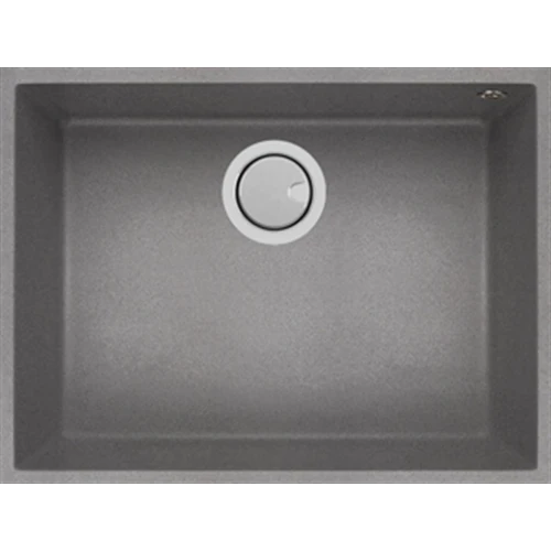 MERCER DURO GRANITE ( RAVENNA ,TRIESTE ,PERUGIA ) SINGLE BOWL BLACK. CONCRETE & WHITE.