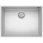 MERCER DURO GRANITE ( RAVENNA ,TRIESTE ,PERUGIA ) SINGLE BOWL BLACK. CONCRETE & WHITE.