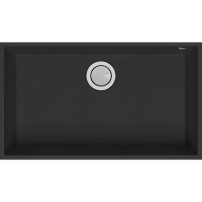 MERCER DURO GRANITE ( GENOA, MATERA, LECCE ) SINGLE BOWL BLACK . CONCRETE & WHITE.