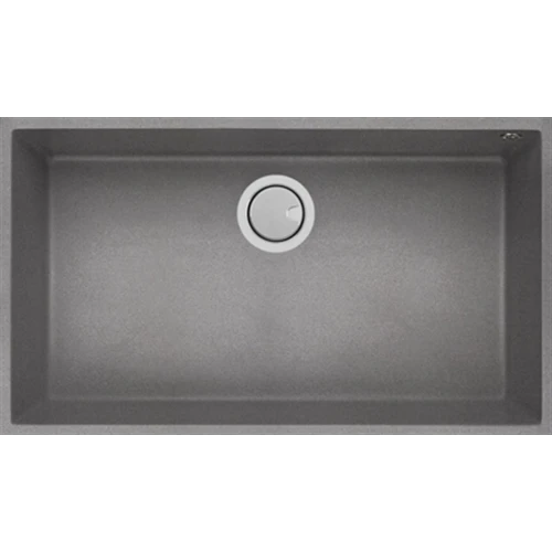 MERCER DURO GRANITE ( GENOA, MATERA, LECCE ) SINGLE BOWL BLACK . CONCRETE & WHITE.