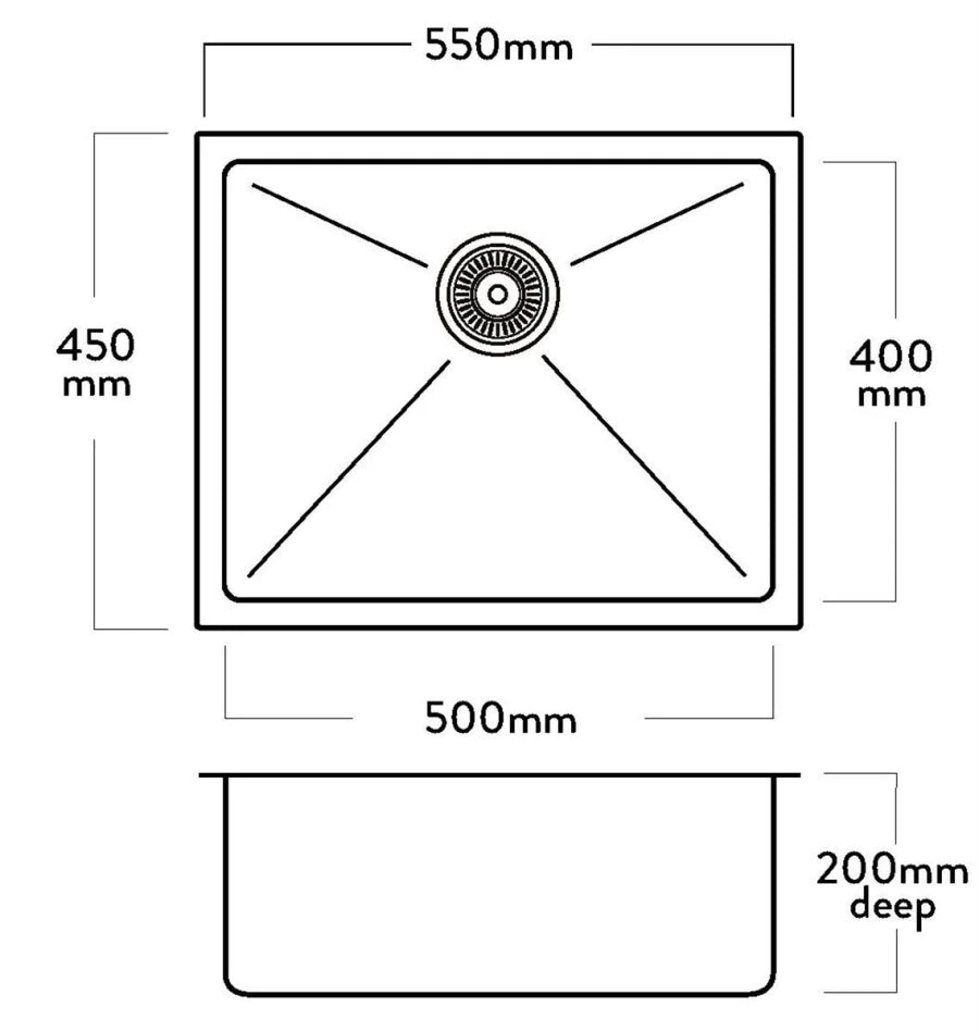 MERCER DV103 HARTFORD SINGLE BOWL