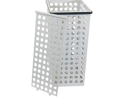 Tanova Designer Series Pull Out Soft Close  Laundry Basket  450mm Cabinet 1x65L Steel  Basket White