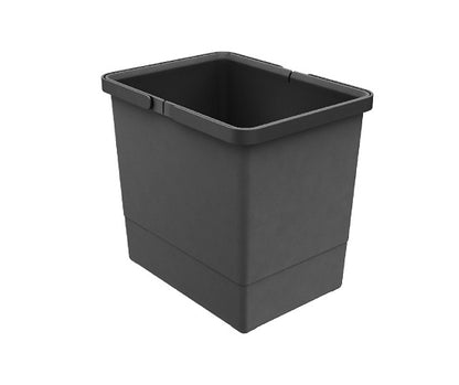 Tanova Kitchen Bin Buckets with Handles  Available Capacities are 6L  8L 10L 12L 15L 18L 20L 24L and 36L -Charcoal and White