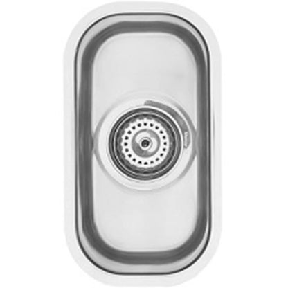 MERCER SINK EC101 PONTE SINGLE TOP AND UNDERMOUNT - 90MM&40MM WASTE-WITH AND WITHOUT OVERFLOW 304 & 316