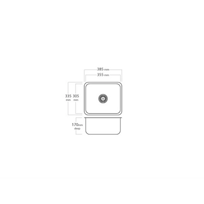 MERCER EC105 PASSATO SINGLE BOWL TOP MOUNT AND UNDER MOUNT WITH & WITHOUT OVERFLOW 304 & 316