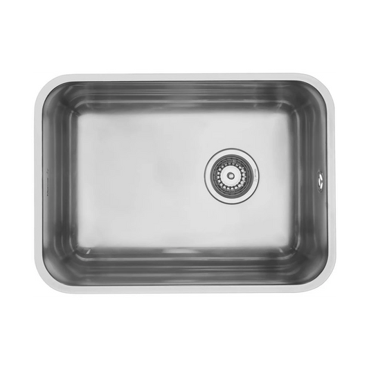 MERCER EC108 RIVA SINGLE BOWL TOP MOUNT AND UNDER MOUNT WITH & WITHOUT OVERFLOW 304 & 316