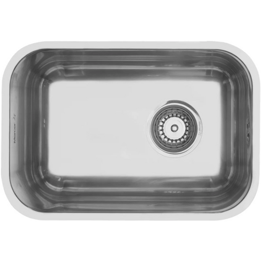 MERCER EC109 TERZO SINGLE BOWL TOP MOUNT AND UNDER MOUNT NO OVERFLOW/WITH OVERFLOW 304