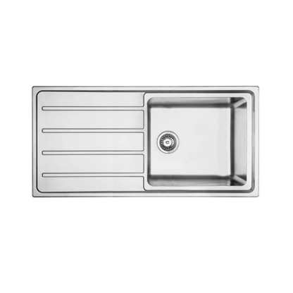 MERCER EVERGLADE LARGE SINGLE BOWL WITH DRAINER REVERSIBLE