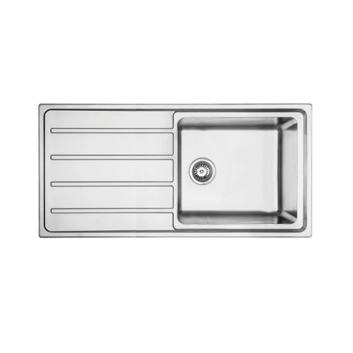 MERCER EE102  EVERGLADE LARGE SINGLE BOWL WITH DRAINER REVERSIBLE