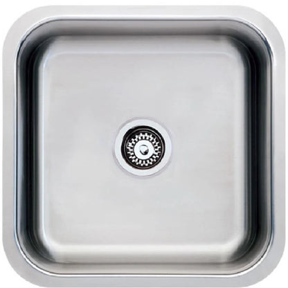 MERCER EL101 REMO LAUNDRY BOWL TOP MOUNT AND UNDER MOUNT WITHOUT OVERFLOW & WITH OVERFLOW 304