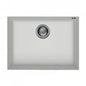 BURNS & FERALL ELLECI QUADRA GRANITEK 580 x 440MM ELGQ110-40 UNDERMOUNT & TOP MOUNT FULL BLACK & WHITE