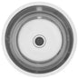 MERCER ER105 VISO ROUND SINGLE BOWL TOP MOUNT AND UNDER MOUNT WITH & WITHOUT OVERFLOW 304 & 316