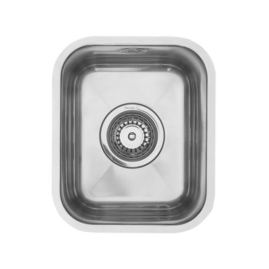 MERCER EC102 VOTO SINGLE BOWL TOP MOUNT AND UNDER MOUNT WITH & WITHOUT OVERFLOW 304 & 316