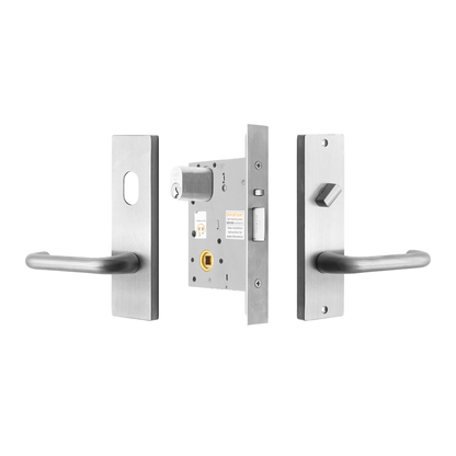 MILES NELSON COMMERCIAL ENTERANCE LOCK KIT WITH KEYS  AND  EXTENDED KEY CYLINDER - FIRE RATED OFFICE KIT