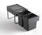 Tanova Easy Mount Basic Soft Close Pull Out Kitchen Bins -300mm 400mm and 450mm Cabinets Handle & Drawer Models
