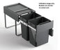 Tanova Easy Mount Basic Soft Close Pull Out Kitchen Bins -300mm 400mm and 450mm Cabinets Handle & Drawer Models