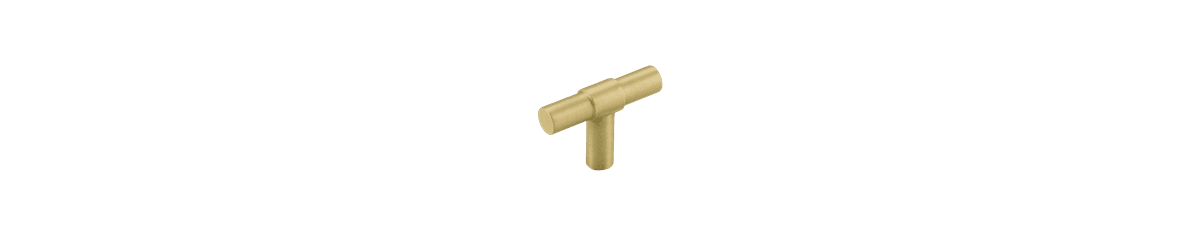 Iver Helsinki T Cabinet Pull  Brushed Brass, Brushed Chrome, Brushed Gold PVD, Matt Black, Polished Chrome, Satin Nickel & Signature Brass