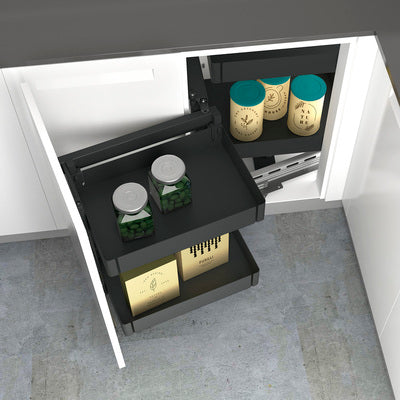 Hettich Germany Goro 200/400, corner unit swivel pull-out, all inclusive set