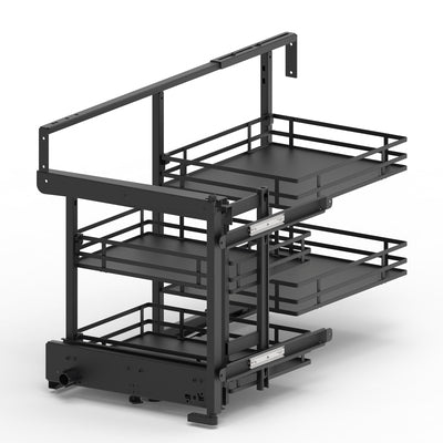 Hettich Germany Goro 200/400, corner unit swivel pull-out, all inclusive set