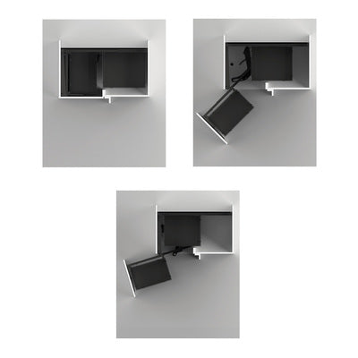 Hettich Germany Goro 200/400, corner unit swivel pull-out, all inclusive set