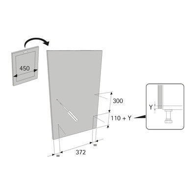 Hettich Germany Goro 200/400, corner unit swivel pull-out, all inclusive set
