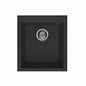 BURNS & FERALL ELLECI QUADRA GRANITE  SINGLE BOWL TOPMOUNT 100 (410 X 500MM) & UNDERMOUNT 100 (380 X 440MM) -BLACK