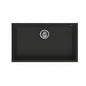 BURNS & FERALL ELGQ130-40 ELLECI  GRANITE SINKS QUADRA UNDERMOUNT 130 SINGLE BOWL- BLACK