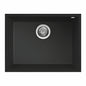 BURNS & FERALL ELKQ110 ELLECI  KERATEC SINKS UNDERMOUNT 110 SINGLE BOWL - BLACK & WHITE