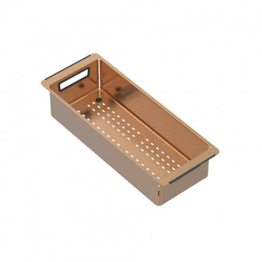 BURNS & FERALL ZOMODO MATCHING PVD COLANDER -BLACK PEARL,EUREKA GOLD AND RIO BRONZE