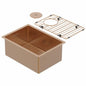 BURNS & FERALL ZOMODO PEARLARC PVD SCULLERY SINGLE BOWL SINK & GRID AVAILABLE IN 4 SIZES : 280MM ,400MM & 500MM  RIO BRONZE