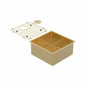 BURNS & FERALL ZOMODO PEARLARC PVD SCULLERY SINGLE BOWL SINK & GRID AVAILABLE IN 3 SIZES : 280MM ,400MM & 500MM EUREKA GOLD