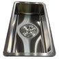 BURNS & FERALL ZOMODO ESN380 INTEGRATO Q ECO SINK WASH BOWL STAINLESS STEEL & BLACK PEARL