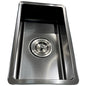 BURNS & FERALL ZOMODO ESN380 INTEGRATO Q ECO SINK WASH BOWL STAINLESS STEEL & BLACK PEARL