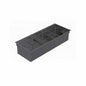 BURNS & FERALL ZOMODO IQN400T-BP INTEGRATO Q TRIPLE BOWL SINK 40/20/40 STAINLESS STEEL - BLACK PEARL WITH ACCESSORIES