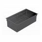 BURNS & FERALL ZOMODO IQN760-BP INTEGRATO Q BAR  LARGE SINGLE SINK WITH ACCESSORIES - BLACK PEARL