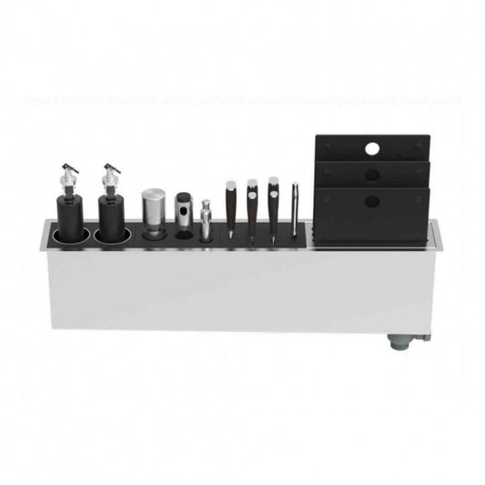 BURNS & FERALL ZOMODO PNQ PANAMA BOUTIQUE Q PREP STATION 900MM & 1200MM STAINLESS STEEL