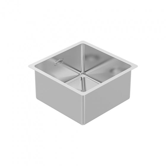 BURNS & FERALL BDM360  DESIGNER 360 R15 SINGLE FABRICATED BOWL 320 X 320 X 160MM  WASTE & OVERFLOW  1.2MM STAINLESS STEEL