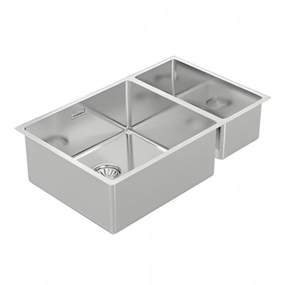 BURNS & FERALL BDM450D DESIGNER 450/200  R15 DOUBLE BOWL LEFT & RIGHT 1.2MM STAINLESS STEEL