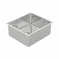 BURNS & FERALL BDM490 DESIGNER 490 R15 SINGLE FABRICATED BOWL 450 X 400 X 200MM WASTE & OVERFLOW 1.2MM STAINLESS STEEEL