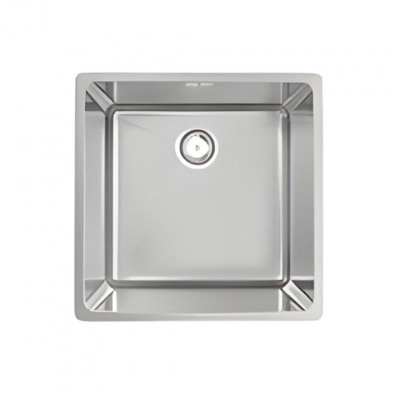 BURNS & FERALL  BFL490R25 DESIGNER 490 R25 LAUNDRY TUB  SINGLE BOWL 450MM X 450MM X 300MM 1.2MM STAINLESS STEEL