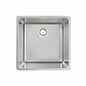BURNS & FERALL  BFL490R25 DESIGNER 490 R25 LAUNDRY TUB  SINGLE BOWL 450MM X 450MM X 300MM 1.2MM STAINLESS STEEL