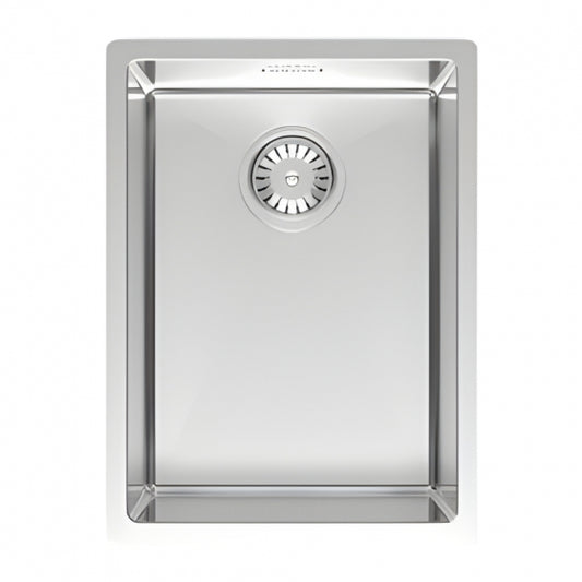BURNS & FERALL DESIGNER CAB300 CAYMAN SERIES 300MM SINGLE BOWL 304 STAINLESS STEEL