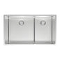 BURNS & FERALL DESIGNER CAB450 CAYMAN SERIES 450MM DOUBLE BOWL 304 STAINLESS STEEL LEFT/RIGHT